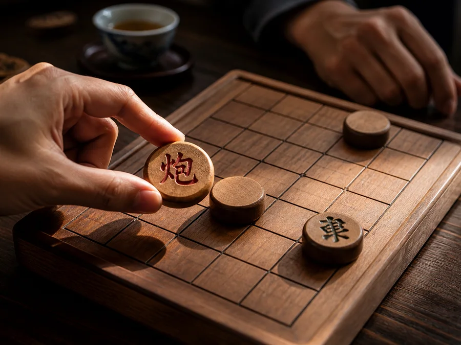 Banqi AI controls for strength, hints, undo, and replay